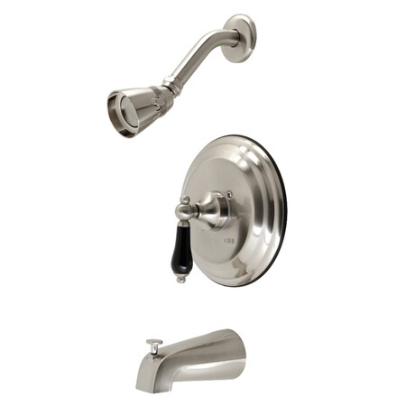 Kingston Brass KB3638PKL Tub and Shower Faucet, Brushed Nickel KB3638PKL